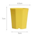 thumbnail image 2 of 10pcs Small Plastic Succulent Flower Pot Octagonal Plant Planter with Drain Hole Home Office, 2 of 7