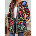 9311 Amazon wish Fall/Winter New Vintage Ethnic Style Printed Long