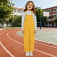 thumbnail image 7 of Mercatoo Overalls for Girls Straight Leg 𝗣reppy Trendy Harem 𝗗ungarees Pants School 𝗨niforms Spring Casual Cute Jumpsuit, 7 of 7