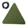 thumbnail image 2 of Canvas Camping Triangle Stool Cloth Travel Hiking Gardening Backpacking Wear Resistant Dark Green, 2 of 9