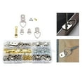thumbnail image 1 of Langgg D-Rings Photo Frame Hangers Art Wall Hooks with Screws Clips Hardware Fasteners Hardware, 1 of 9