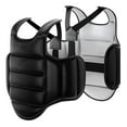 thumbnail image 4 of Karate Chest Guard Sanda Women Ribs Protection Pad Unisex Men Kids Kickboxing Taekwondo Protector Vest Black M, 4 of 9