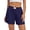 Bm 08 Medium Blue, variant on Airmenty Womens Shorts Casual Drawstring Shorts Elastic Waist Shorts for Women Lightweight Shorts with Pockets S-2XL