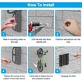 thumbnail image 5 of Paquete de 2 portabicicletas YONGSHENG para garaje con bandeja para neumáticos colgador de bicicleta de montaje en pared, 5 of 5