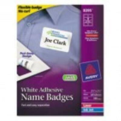 Avery Flexible Self-Adhesive Laser/Inkjet Name Badge Labels ...