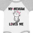 thumbnail image 4 of Inktastic My Memaw Loves Me Girls Girls Baby Bodysuit, 4 of 5