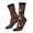 2 Black-1, variant on Red Chili Print Adult Socks for Men & Women,Calf Socks, Ankle Socks,Boots Socks,Breathable Casual Sock,Unisex Crew Socks