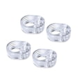 thumbnail image 1 of YUANOU 4 Pcs Butée de Porte Transparente en Gel de Silice Poignée de Porte Tampon de Protection Murale Bouton de Porte Pare-Chocs Murs Protection de Meubles, 1 of 6