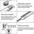 thumbnail image 4 of 4 Pcs Gas Strut 100n Gas Struts Hydraulic Gas Spring Gas Strut Shock Absorbers Adjustable Struts Hydraulic Furniture For Kitchen Home Shop Store [free, 4 of 5