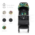 thumbnail image 2 of Peg Perego Selfie – Self-Folding, Light Weight, Compact Stroller – Compatible with All Primo Viaggio 4-35 Infant Car Seats - Made in Italy - Jaguars (Black), 2 of 5