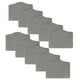 thumbnail image 5 of Titular de La Tarjeta de Identificación Sunnimix 10pcs Impermeable Resellable Gris, 5 of 8