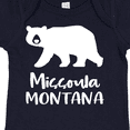 thumbnail image 4 of Inktastic Missoula, Montana White Bear Silhouette Boys or Girls Baby Bodysuit, 4 of 5