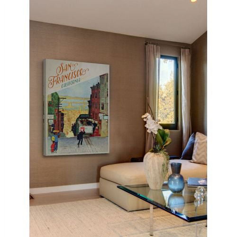 Marmont Hill Everybodys Favorite City Vintage Advertisement on Wrapped Canvas