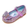 thumbnail image 1 of Zapatos de princesa de Disney para niñas, suela blanda, zapatos informales de cristal para niñas pequeñas, zapatos planos de cuero para espectáculos de baile, plantilla de 29 cm de 18,2 cm Gao Jinjia LED, 1 of 2