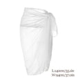 thumbnail image 3 of Naiovety Pareo para mujer, traje de baño envolvente, estilo largo, accesorios de playa, ropa deportiva ligera de secado rápido, accesorio para Traje de baño blanco Naiovety OD017125-01, 3 of 4