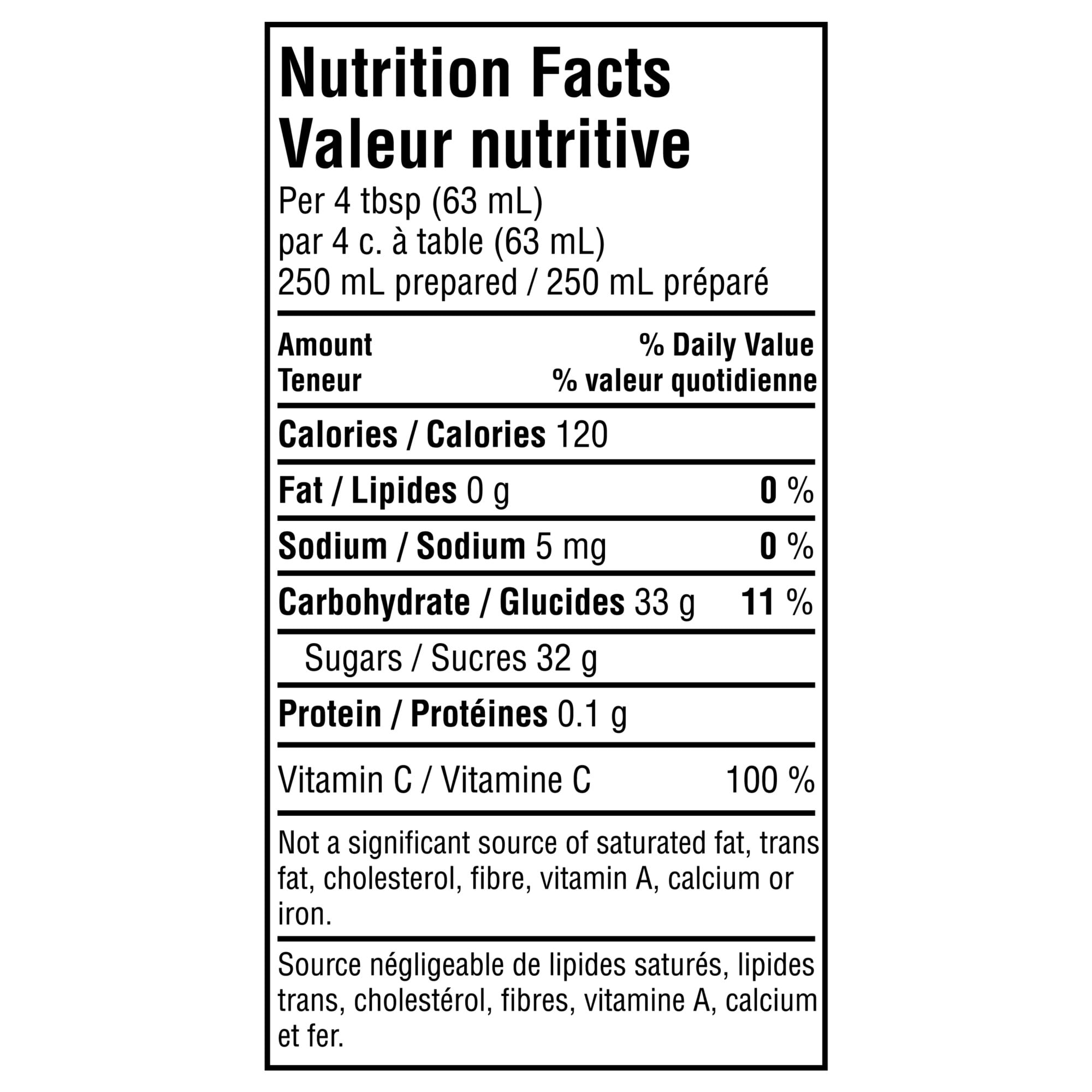 Minute Maid Grape Punch 295mL Frozen Can, 295 x mL