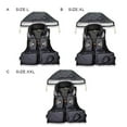 thumbnail image 4 of mmirethe Life Jackets Portable Inflatable Adjustable Detachable Waterproof Inflation Emergency Supplies Waistcoat for Swimming XXL, 4 of 7