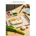 thumbnail image 6 of Yidarton Refrigerator Fresh Transparent Four-compartment Soft Lid Storage Box With Lid Meat Sorting Box Onion Ginger Garlic Side Dish Box New, 6 of 9