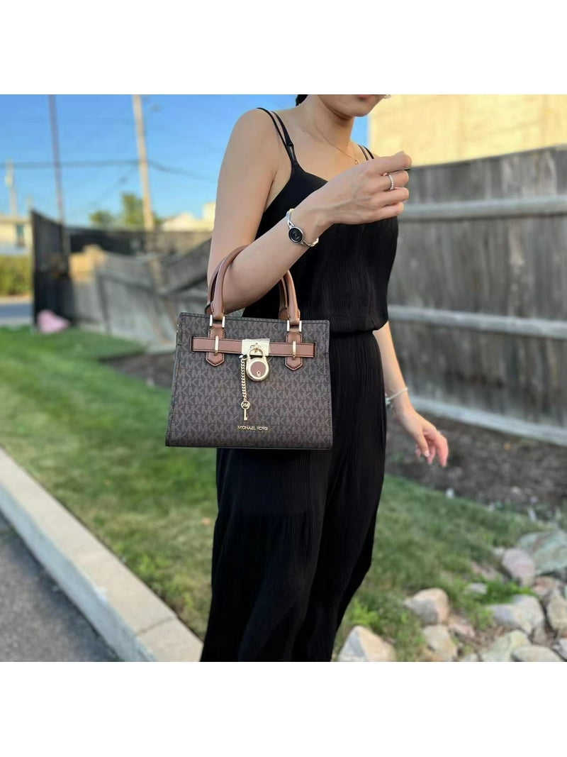 MICHAEL KORS / ハンドバッグ/レザー/35F1GHMS1B150 Michael Kors 35F1Ghms1B Hamilton Small Satchel In Brown - Walmart.com