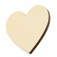 thumbnail image 7 of Homoyoyo 50 Pcs Unfinished Wood Heart Slices for Wedding Crafts Christmas Ornaments Decorations, 7 of 7