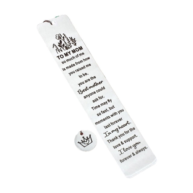 Cadeaux de Saint-Valentin pour Elle, Marque-Pages Cadeaux pour Maman Marque-Pages en Acier Inoxydable
