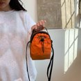 thumbnail image 6 of Beautynvta Small Sling Crossbody Bag for Women, Casual Small Square Bag, Canvas Shoulder Bag with Adjustable Strap, Lightweight Handbag for Outdoor Travel, Orange, 6 of 6