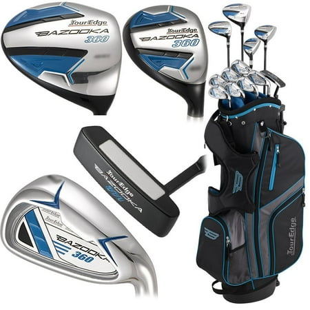 Tour Edge Senior Bazooka - Golf- Bazooka 360 Complete Set With Bag Graphite/Steel Right Hand