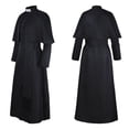 thumbnail image 4 of Men's Cassock Robe Choir Minister Clergy Pulpit Liturgical Church Robe,Halloween Clothing, 4 of 5