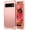 Rosegold, variant on for Google Pixel 6 Case, Slim Dual Layer 3 in 1 Heavy Duty Protection Hybrid Hard PC Soft Silicone Rugged Bumper Anti Slip Full-Body Protective Cases for Google Pixel 6 2021, Red