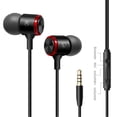 thumbnail image 2 of ELAYARD Black Wired Metal In-Ear Earphones for Computer with Sound Quality and Features, 2 of 8