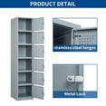 thumbnail image 2 of STANI Metal Locker Steel Storage Cabinet with 6 Doors for Office School Gym Metal Storage Locker Cabinets for Employees Students Steel Locker, 2 of 8