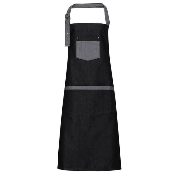 Premier  Domain Contrast Denim Bib Apron