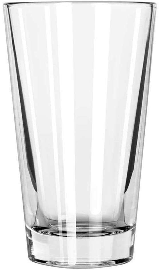 TWO TOTAL TWO BEER/DRINK GLASS 14 oz HEAVY DUTY LIBBEY MIXING COCKTAIL 
