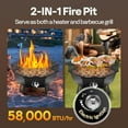 thumbnail image 7 of SPECSTAR Portable 58,000 BTU Propane Fire Pit, 20-Inch Smokeless Outdoor Design with Carry Bag, Tank Holder, Ideal for Patio, Backyard, Camping, Tailgating, Deck, RV, 7 of 7