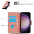 thumbnail image 3 of Compatible for Samsung Galaxy S21 Wallet Case,RFID Block Flip PU Leather Phone Cover with Wrist Supports Wireless Charging with Credit Card Holder Kickstand Heavy Duty Phone Cover,Pink, 3 of 7