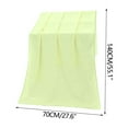 thumbnail image 3 of Mecorevxz Oversized Bath Towels,70 x 140 cm Extra Large Highly Absorbent Towels for Adults Home Beach (Yellow), 3 of 6