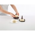 thumbnail image 2 of Lekue Bagel Maker Individual Bagel Molds, Set of 6, Brown, 2 of 5