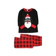 thumbnail image 4 of Toystoory Conjunto de pijamas familiares navideños con cuello y pantalones superiores para dormir BB Kits de decoración para fiestas hombre METRO, 4 of 6
