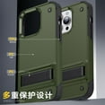 thumbnail image 6 of JTCASES for iPhone 12 Pro Case, Foldable Kickstand Heavy Duty Protective Rugged Hybird Anti-slip Shockproof/Drop Resistant PC TPU Shell for iPhone 12 Pro, Armygreen, 6 of 7