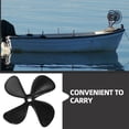 thumbnail image 3 of Raindrops Rc Boat Propeller Accessories 1 Pair Four-Blade Black for Wireless Remote Control Boat Use Durable Lightweight, 3 of 8