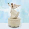 thumbnail image 3 of FORHVIPS Over The Rainbow Music Box with Rotating Base,Resin Sculpture Hand-Painted Musical Figure,Music Boxes for Women Girls Mom Daughter Birthday Christmas,Sound of Music Gifts, 3 of 7