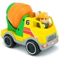 thumbnail image 2 of Kiddieland: Light & Sound: Cement Mixer - Motorized Construction Toy Vehicle, Auto Stops, Driver Figure, Engine Rev & Horn, Kids & Toddlers Age 1 yr+, 2 of 5