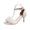 Beige, variant on High Heel Sandals for Women Fluffy One-Strap Slides with Buckle Closure and Slim Heel, Plus Size Summer Dress Shoes for Party,Black_37