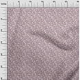 thumbnail image 3 of oneOone Viscose Jersey Mauve Fabric Leaves Quilting Supplies Print Sewing Fabric By The Yard 60 Inch Wide, 3 of 4