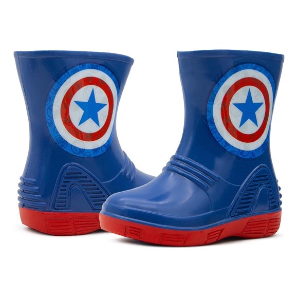 Bota Lluvia Capitán América Bubble Gummers Asgard 14-19 azul 15