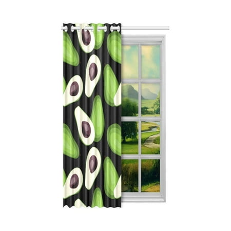 Yusdecor Avocado Blackout Window Curtain Drapes Bedroom Living Room Kitchen Curtains 52x84 Inch Walmart Canada