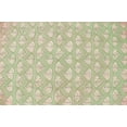 thumbnail image 5 of Casavani Handblock Printed Green Cotton Dhurrie 4'x7' Area Rugs for Living Room & Dining Room, 5 of 7