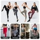 thumbnail image 4 of Leggings de yoga para mujer con bolsillos Cintura ancha Entrenamiento Correr Ciclismo Pantalones dep Abanopi Pantalones de yoga, 4 of 7
