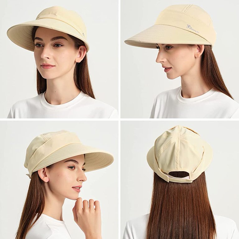 Ponytail Sun Hats for Women, 2 in 1 Zip-Off Uv Protection  display picture 1