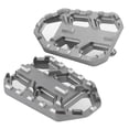 thumbnail image 1 of Wide Footrest, High Strength Rustproof Cycling Foot Rest  For Motorbike Replacement For  DL650 DL1000 Black,, 1 of 8